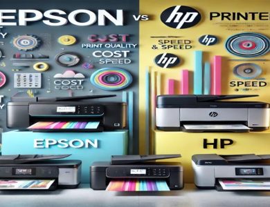 الفرق بين طابعات Epson وHP