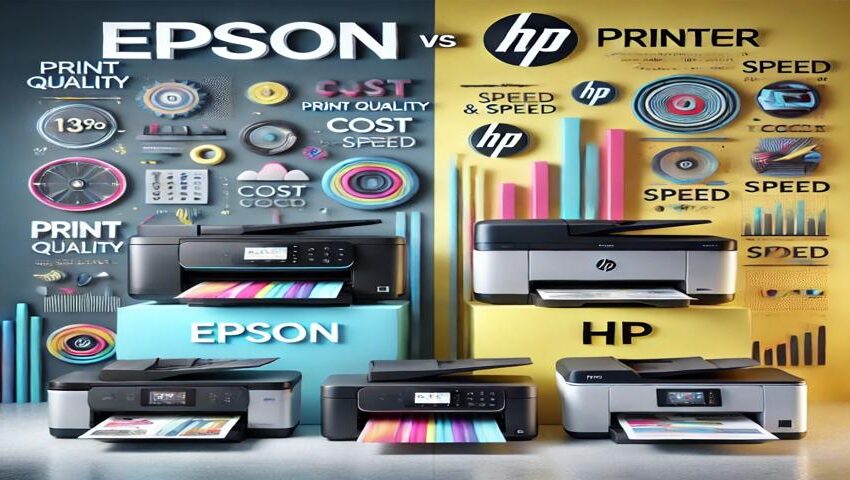 الفرق بين طابعات Epson وHP
