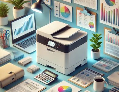 Compact Printer Suitable for Businesses and Document Copying Shops