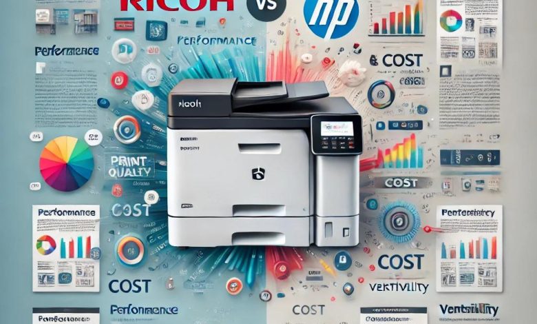 مقارنة بين طابعات Ricoh وHP شركة سفا السعودية