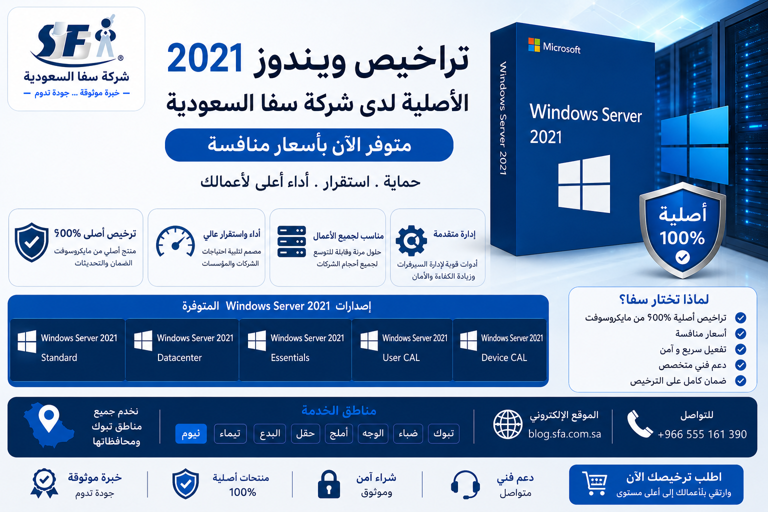 تراخيص ويندوز 2021 الأصلية لدى شركة سفا السعودية – متوفر الآن بأسعار منافسة
