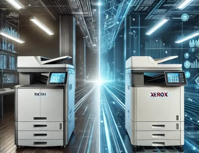 مقارنة بين مكائن تصوير Ricoh وXerox