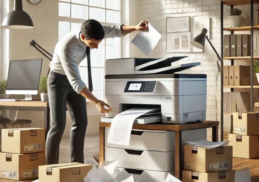 كيفية التعامل مع انحشار الورق في الطابعة: دليل عملي لحل المشكلة بسرعة