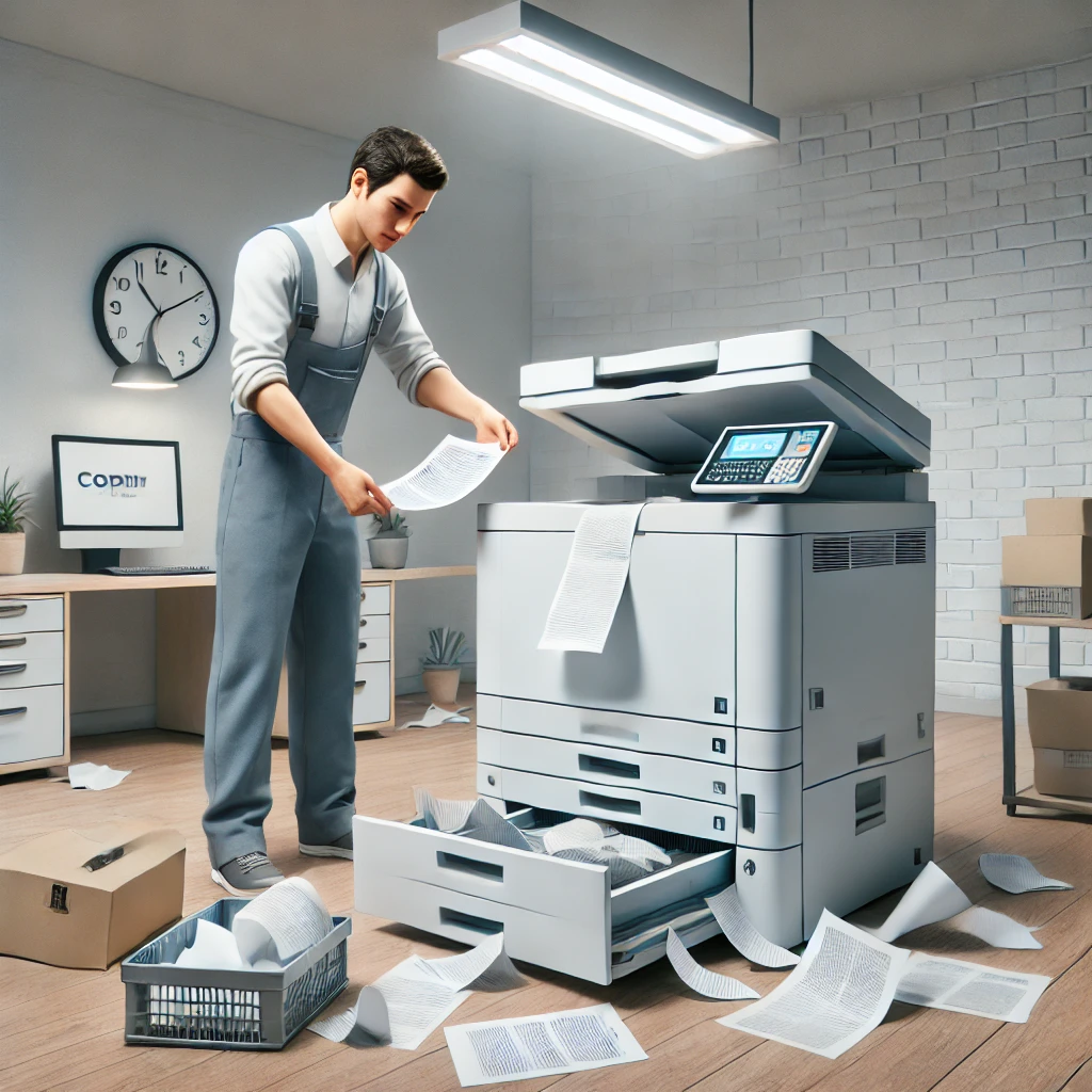 كيفية التعامل مع انحشار الورق في مكينة التصوير: دليل عملي