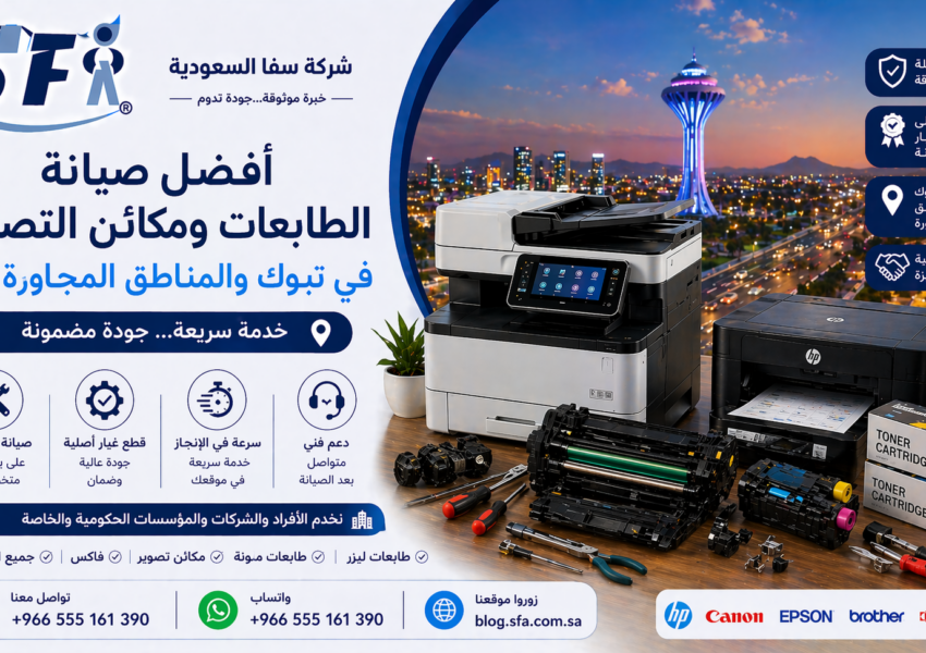 أفضل صيانة الطابعات ومكائن التصوير في تبوك والمناطق المجاورة لها
