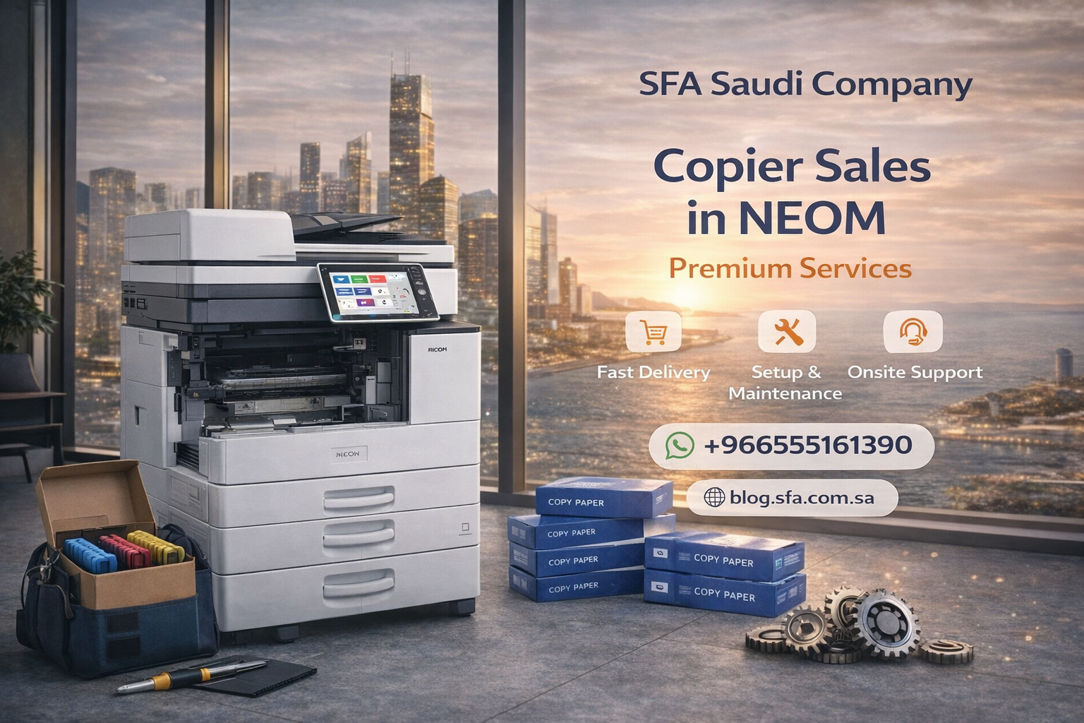 بيع مكائن التصوير في نيوم خدمات متميزة